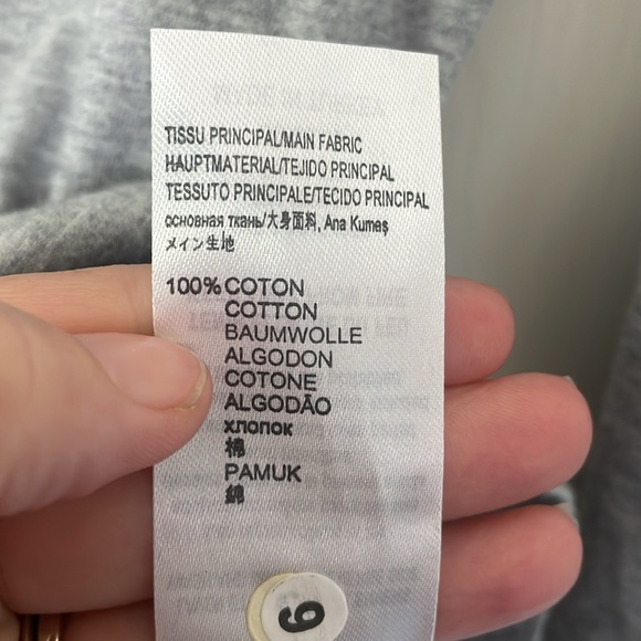 Paul Smith Junior Boys Long Sleeve Tee Shirt Zebra Size 10a Gray - Picture 5 of 6